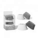 Papilotki do muffin�w bia�e, r�owe i fuksja (75 szt. w...