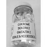 Posypka cukrowa, gwiazdki biao - niebieskie (30 g) - S...