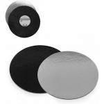 Podk�ad okr�g�y pod tort 32 cm, srebrno - czarny - Deco...
