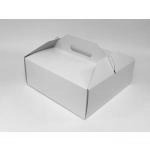 Pude�ko na boxy (ciasta i torty) z r�czk�, bia�e (19,5 ...