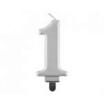 �wieczka na tort „1” z�ota metaliczna - God...