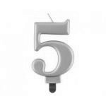 �wieczka na tort „5” r�owe z�oto - Godan