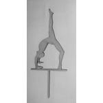 Topper ze sklejki, gimnastyczka wz�r 2 (wysoko��: 12 cm...