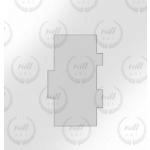 Packa do dekoracji bok�w tort�w ma�a, rowki (15 cm) - M...