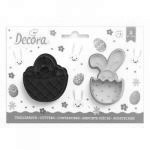 Foremki plastikowe, koszyczek i kr�liczek (2 sztuki) - ...