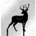 Topper z plexi jele�, czarny - Mill Art