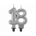 �wieczka na tort „18” z�ota metaliczna  - G...