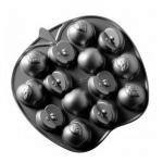 Forma aluminiowa do pieczenia ciastek w kszta�cie jab�e...