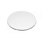 Podk�ad okr�g�y pod tort, bia�y, falbanka (�rednica: 30...