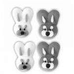 Cukrowe zaj�czki, po��wki (4 szt.) - Dekor Pol