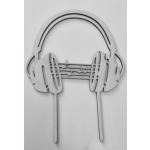 Topper ze sklejki s�uchawki - Mill Art