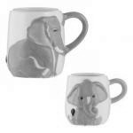 Kubki (2 szt. ) rodzic i dziecko, s�onie (0,405 l i 0,1...