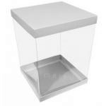 Pude�ko eleganckie (30 x 30 x 40 cm ) na tort pi�trowy,...