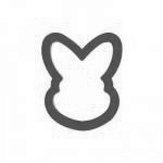 Foremka plastikowa, g�owa kr�lika - Decora - OTSW