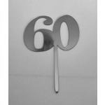 Topper cyfra 60, z�oty - Topper ART