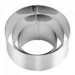 Obr�cze cukiernicze (3 sztuki) 6, 8, 10 x h 4,5cm - Bru...