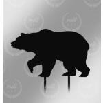 Topper z plexi nied�wied�, czarny - Mill Art