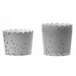 Papilotki kubeczki do pieczenia muffinek, r�owe w z�ot...