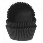 Papilotki do muffin�w czarne (50 szt. w opakowaniu) - H...