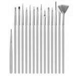 P�dzle do dekoracji (zestaw 15 sztuk) - CL