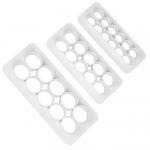 Foremki do wykrawania ko�a, plastikowe (3 szt.) - Brunb...