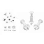 Foremki do wycinania ciasteczek z t�oczkiem, gwiazdeczk...