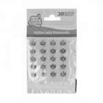 Diamenty jadalne (20 szt.) niebieskie - FunCakes