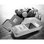 Krajalnica stalowa z 3 wymiennymi wk�adkami i pojemniki...