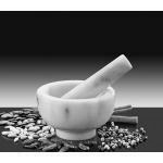 Marmurowy mo�dzierz bia�y (�rednica: 11 cm) - K�CHENPRO...