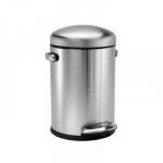 Kosz na �mieci peda�owy RETRO (poj. 4,5 litra) stal mat...