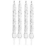 Bia�e �wieczki brokatowe (10 szt. w opakowaniu) 2811-24...