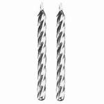 �wieczki srebrne na tort (10 szt. w opakowaniu) - 2811-...