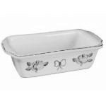 Ceramiczna forma do pieczenia ze wzorem w barokowe r�e...