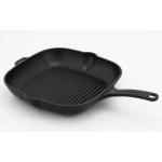 Patelnia grillowa �eliwna emaliowana kwadratowa w kolor...