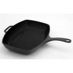 Patelnia grillowa �eliwna emaliowana prostok�tna w kolo...