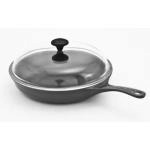 Patelnia �eliwna emaliowana z pokryw� (�rednia: 28 cm) ...