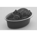 Brytfanna �eliwna emaliowana (pojemno��: 1 litr) w kszt...